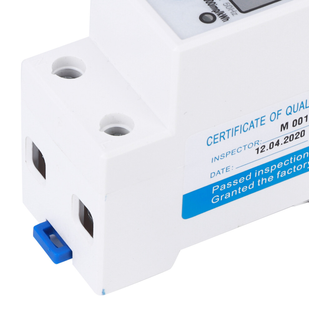 Dds1891 2P Single Phase Watt-Hour Meter 230V 5(80)A Large Screen 7901361498648