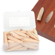 Wood Pocket Hole Plug Kit 50pcs with Inclined Drill Bits for furniture assembly