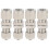 4 Stück Edelstahl 2-**Touch** Gerade Bulkhead-Anschlüsse Ф10x6,5 7
