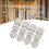 4 Stück Edelstahl 2-**Touch** Gerade Bulkhead-Anschlüsse Ф10x6,5 9