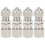 4 Stück Edelstahl 2-**Touch** Gerade Bulkhead-Anschlüsse Ф10x6,5 2