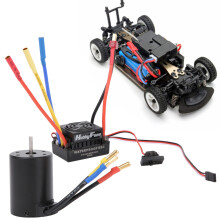 Waterproof 3650 3100KV Brushless Motor & 60A ESC Set for 1/10 RC Car