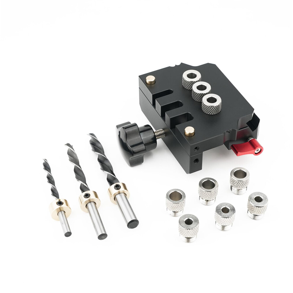Completes Pocket Hole Jig Kits With Drill Bits And Locator Suitable For Professional Woodworking And Home Projects Furniture Making Tool 9067246733452