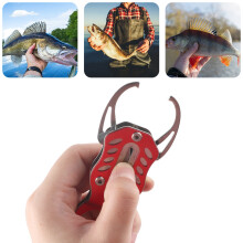 Mini-Aluminiumlegierung Angellampe mit Anti-Verlust-Seil – Rot, 123 mm