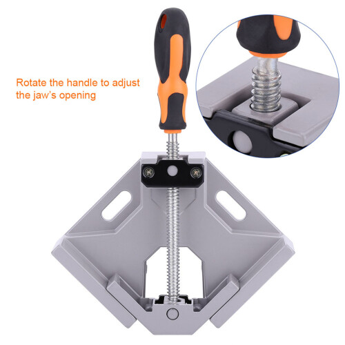 Single Handle 90 Aluminum Alloy Right Angle Clamp, 70mm Opening 2