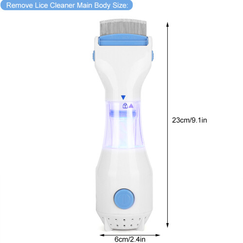 Pets Electric Lice & Flea Comb Cleaner, 23x6cm, Plastic 2