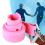 Durable Pink Rubber Diving Weight Belt with Quick Release Buckle 10