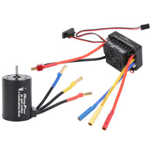 Waterproof 3650 3100KV Brushless Motor & 60A ESC Set for 1/10 RC Car