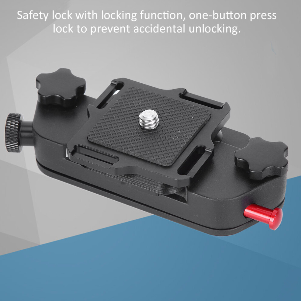 Aluminium Alloy Camera Backpack Clip 10X4.5x2.5cm For Slr & Action Cameras 6951361512012