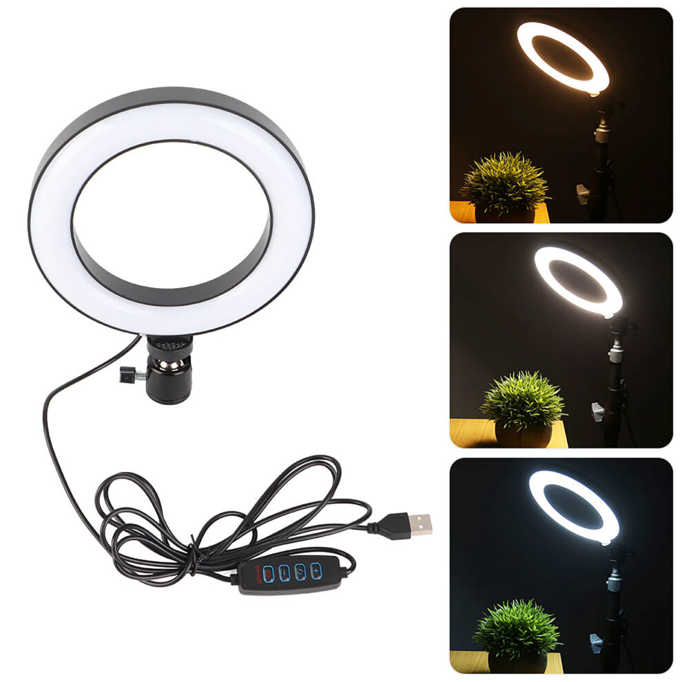 6'' Led Dimmable Ring For Content Creation Vlog And Studio With Ball Head Light 4951361512496