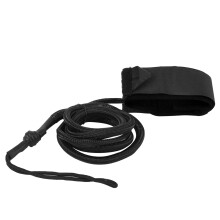 Surfboard Foot Rope Leash for Surfing, 2.18m PVC Black & Red
