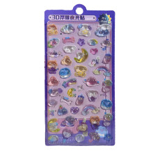 Illuminated Adhesive Sticker Cartoon Embossed Sticker For Kid