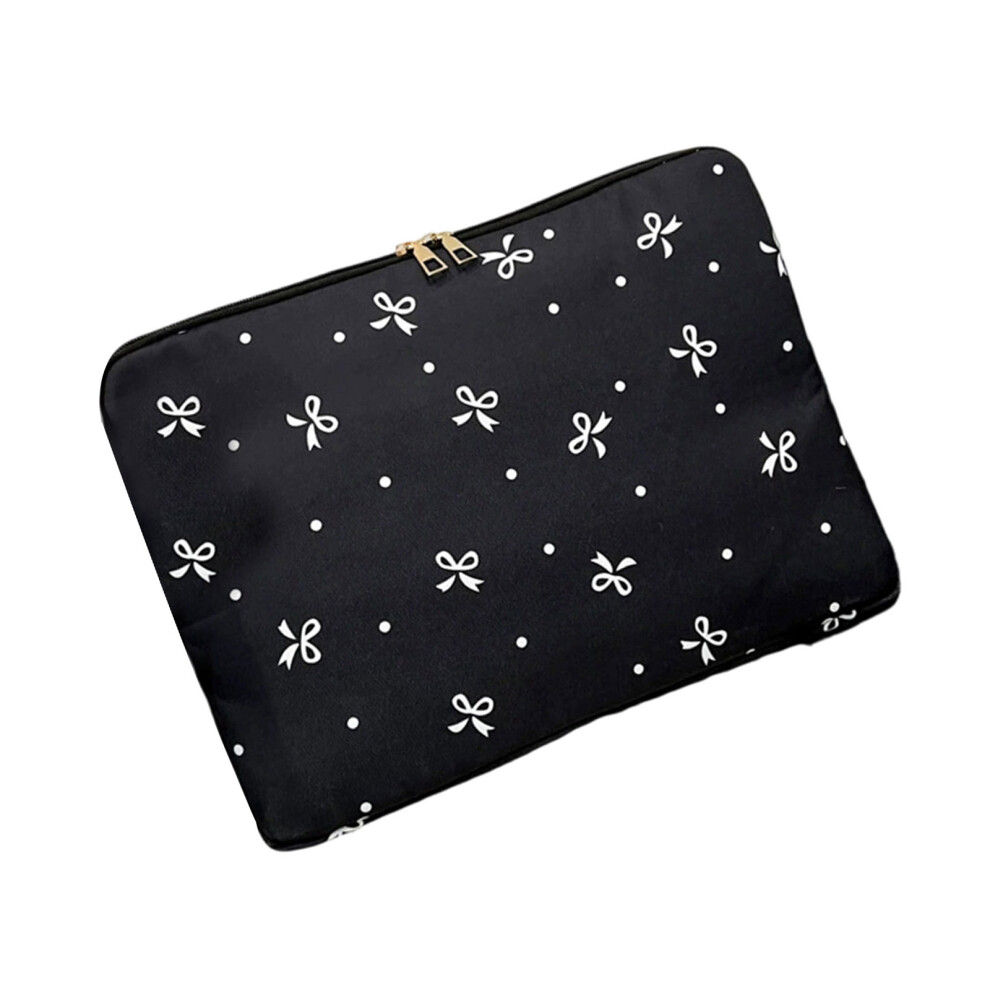 Protective Notebook Case With Zipper Carrying Laptop- L Black 7754000348220