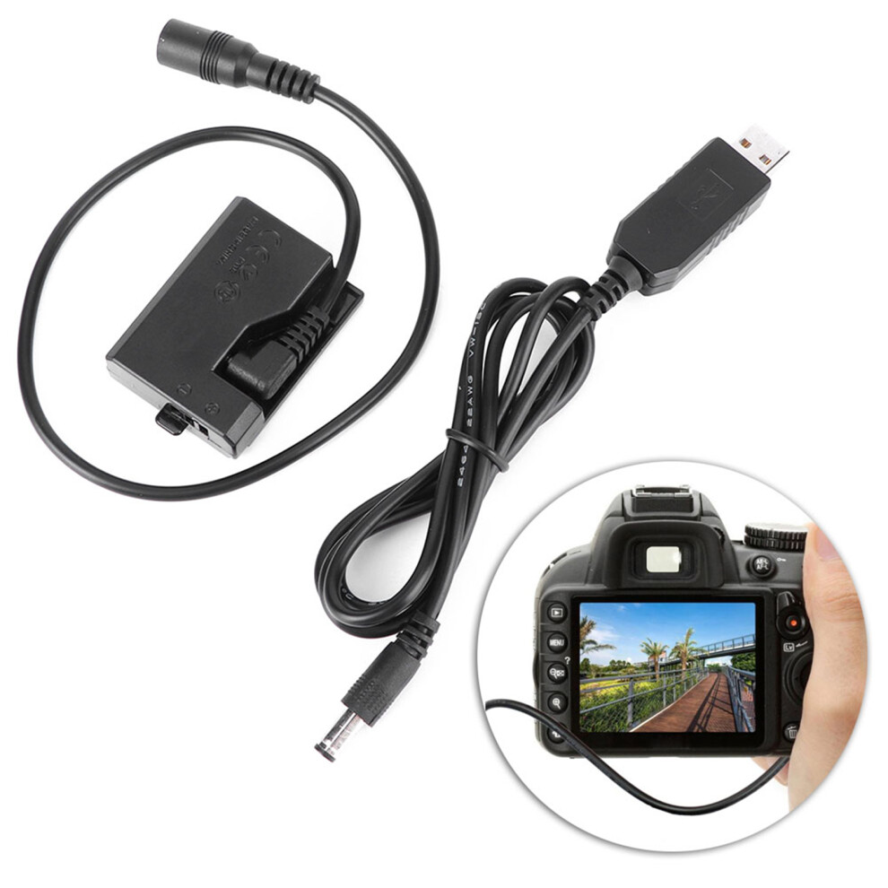 Camera Ack-E10 Dummy Battery With Usb For Rebel T3 T5 T6 T7 T100 Models 5011361515640