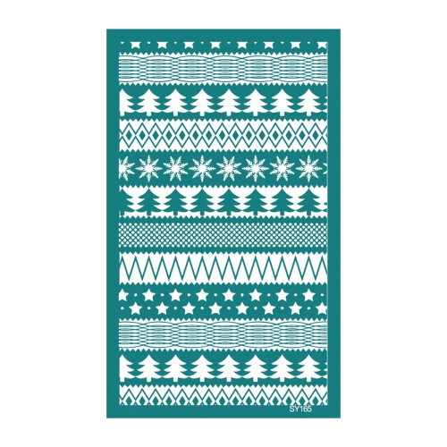 Christmas Silk Screen Stencils Snowflake Earrings-SY165