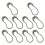 Replacement Zipper Pulls Tab 10pcs Sliders Pull Tab-Green 1
