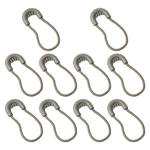 Replacement Zipper Pulls Tab 10pcs Sliders Pull Tab-Green
