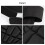 3D Hip Pad Sport Hip Protector Adjustable Button Pad for Kid-XL 7