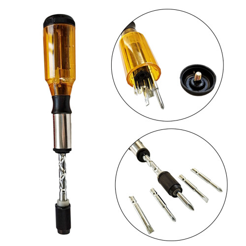 Multifunction Push Pull Ratchet Screwdriver Set Spirals Ratchet 2