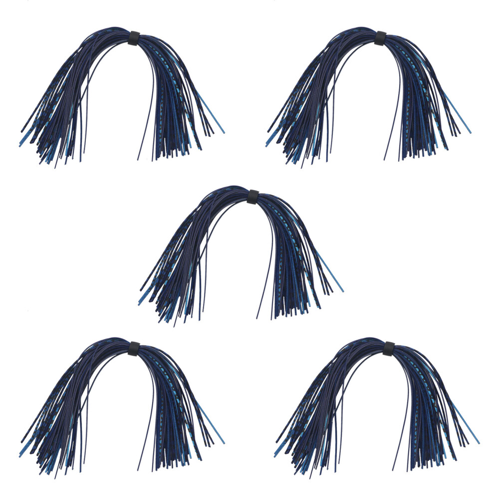 Fly Tying Materials Fishing Jig Baits Skirts 5 Bundles-63088
