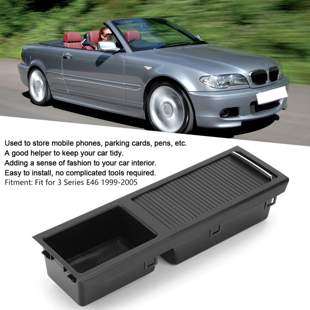 E46 3 Series Car Centre Console Tray Storage Insert Fit Easy Install 8421361516757
