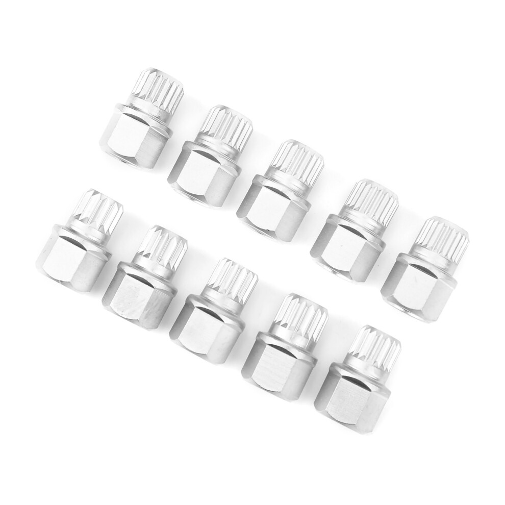 10Pcs Wheel Lock Nut Removal Key Set Anti-Theft Kit Chromium-Molybdenum Steel 4001361517653