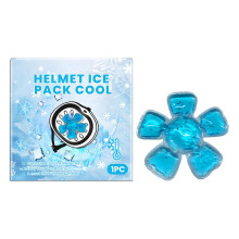 Cold Pack for Hat,Cooling Pad for Helmet - Reusable Cool Down Gel Ice Pack for Catcher Helmets, Heat Relieve, Sports Hat, Riding Caps, Camping
