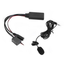 Car Audio Adapter AUXIN for Opel CD30 CDC40 CD70 DVD90 Bluetooth Microphone