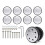 8PCS Luggage Wheel Replacements High Impact Plastic-13model 1
