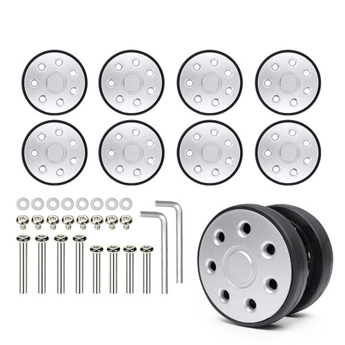 8PCS Luggage Wheel Replacements High Impact Plastic-13model