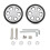 2PCS Plastic Luggage Replacement Casters Noise-58 silver 1