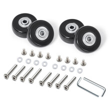 4 Pieces Quiet Travel Suitcase Wheels Universal-34model