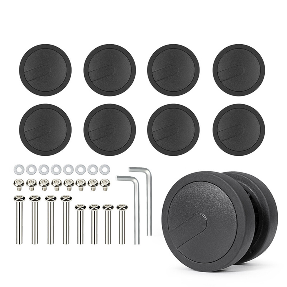 8PCS Quiet Rolling Suitcase Wheels Practical Plastic-64model-image-OPC-PMZ8JD7-NEW