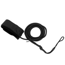 Surfboard Foot Rope 2.18m PVC Leash for Surfing & Kayaking Black Red
