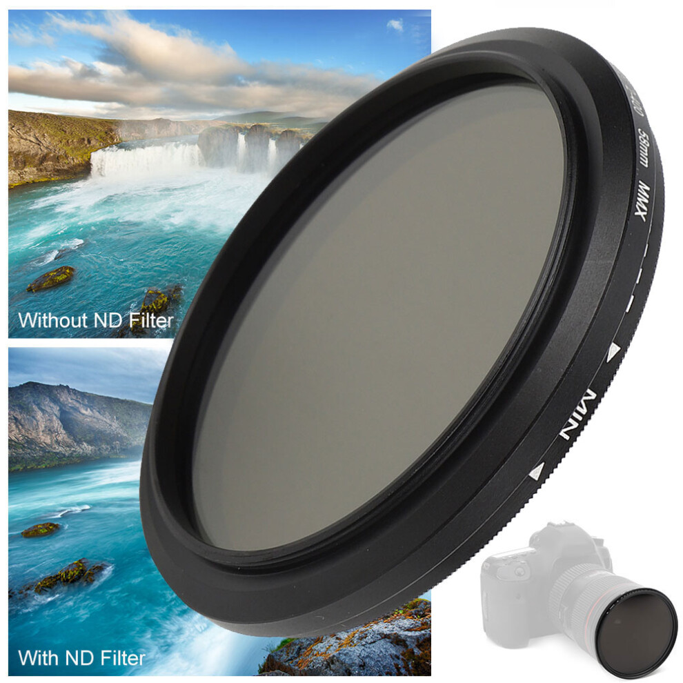 Variable Nd Filter 58Mm: Perfect Exposure Control For Dslr Lenses 6901361521026