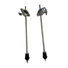 (37cm) 2 Pieces Bass Drum Legs Drum Support Stands Drum Accessories Bracket Anti Skid Drum Stands Legs for Percussion Instruments
