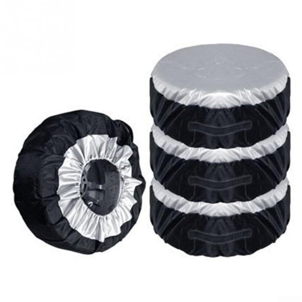 210D Oxford Fabric Tire Cover Bag For Car, Suv And Minibus Portable Wheel Protection With Handle For Easy Storage (M) 9339159241400