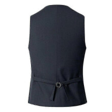 (XL, Black) Plus Size Men's Slim Fit Suit Vest Tops For Business, Wedding, Formal Or Casual Waistcoat Single-breasted Waist Coats