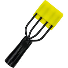 Fishing Spear, Frog Spear, 4 Prong Spring Steel Fishing with Barbs, 5.9 x 1.8in Portable Sturdy Flounder Gig with Thicken Handle