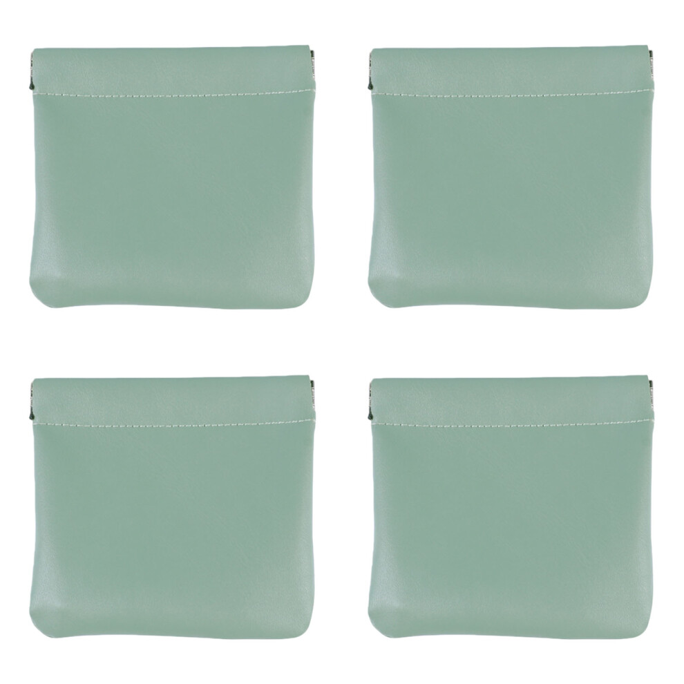 Small Pouches for Purse,Snap Closure Storage Bag Portable-Green