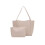 Contemporary Large Shoulder Bag Lightweight Underarm-White 1