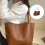 Contemporary Large Shoulder Bag Lightweight Underarm-White 2