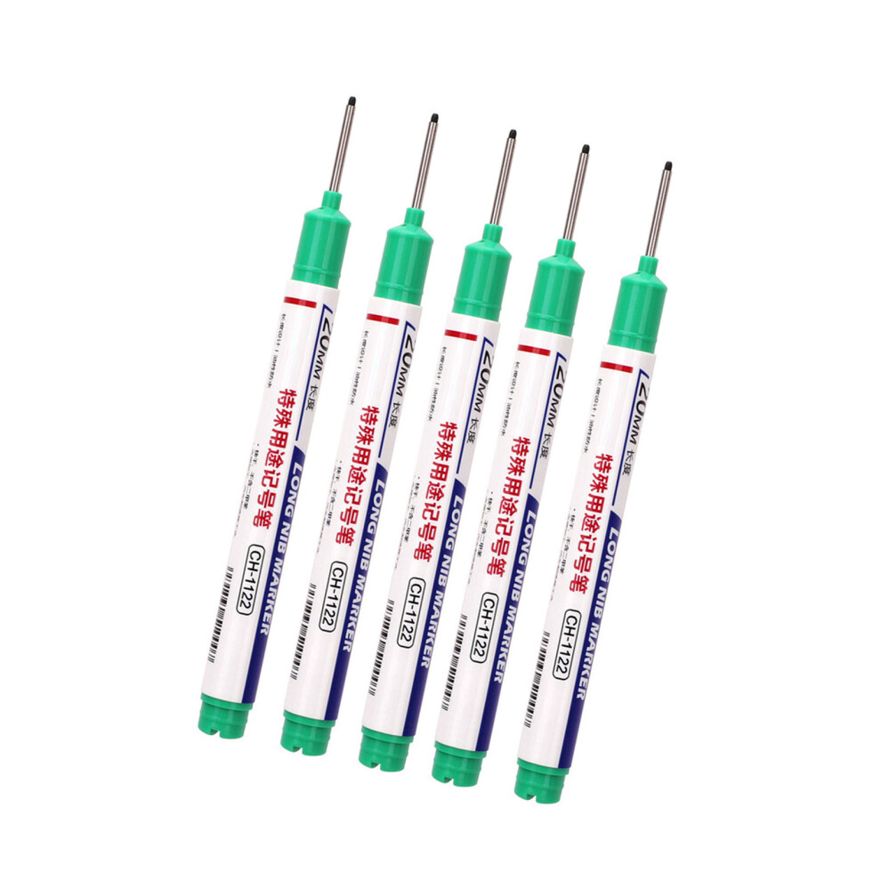 5Pcs Marking Pen Plastic Construction Markers Suitable-Green 7696000296593