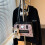 Modern Ladies Backpack With Removable Charm Practical PU-Black 5