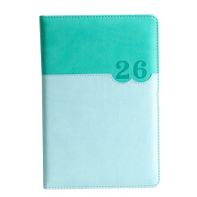 2026 Leather Day Planner Academic Journal Notebook 360-Green