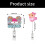 Christmas Badge Holder Sequins ABS Retractable Badge Holder-4 4