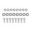Durable Aluminum Motor Installation Bracket for Model Airplanes 3