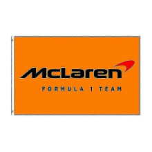 (60 x 90cm, C) 3x5 Ft Mclaren Car Flag Polyester Printed Car Racing Banner For Decor