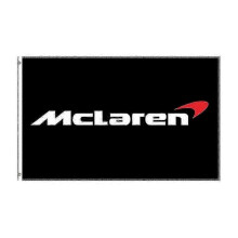 (60 x 90cm, B) 3x5 Ft Mclaren Car Flag Polyester Printed Car Racing Banner For Decor