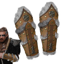 Bracers, PU Leather Vikings, Steampunk Arm Guards, Medieval Wrist Guard, Handmade Leather Arm Guards, Medieval Cosplay Arm Warmers